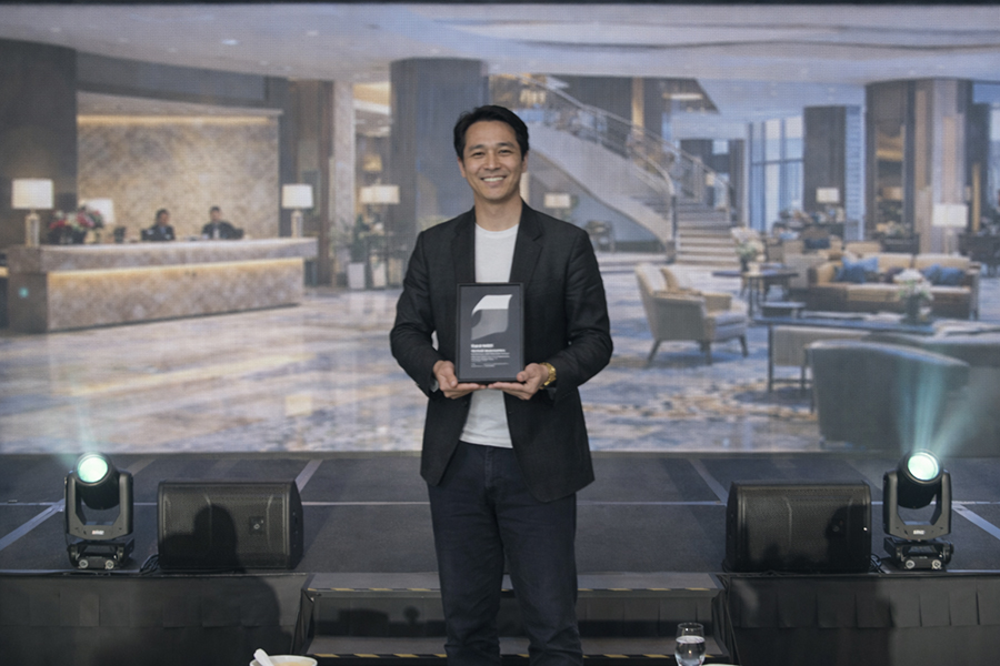 บรรยากาศที่ Chen Chak Yin ผู้ก่อตั้ง Luke Studio รับรางวัลชนะเลิศ APIDA 2025 สาขาตกแต่งภายในระดับเอเชียแปซิฟิก