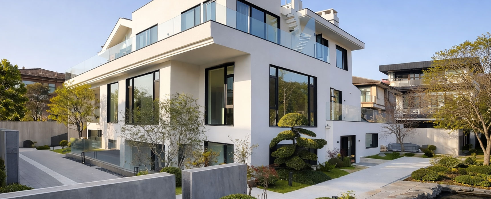 งานออกแบบตกแต่งภายในคฤหาสน์หรูและวิลล่าส่วนตัวระดับพรีเมียม